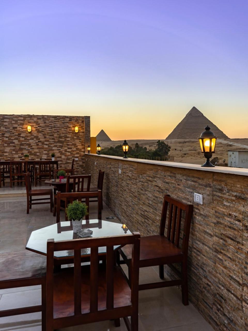 Amon Holiday Pyramids Inn Kafret el-Gabal Екстериор снимка